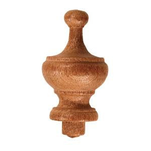 105 turned wooden finial - ABC Ironmongery