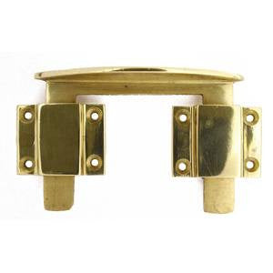 Table fork in brass. Prong width 73mm - ABC Ironmongery