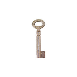 Key blank 40mm in nickel plated steel - ABC Ironmongery