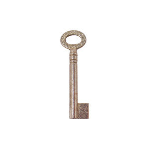 Key blank 45mm in nickel plated steel - ABC Ironmongery