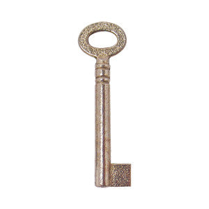 Key blank 57mm in nickel plated steel - ABC Ironmongery