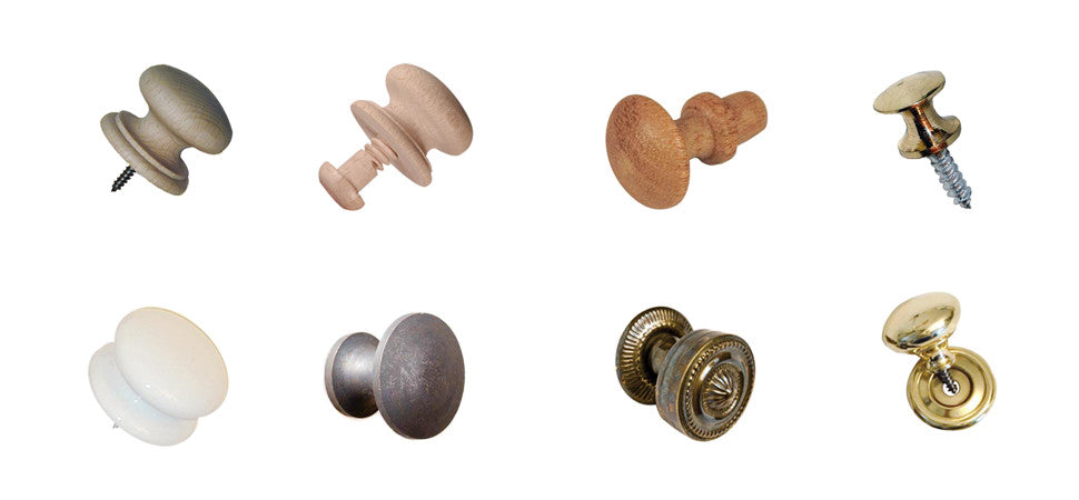collection of images showing various knobs