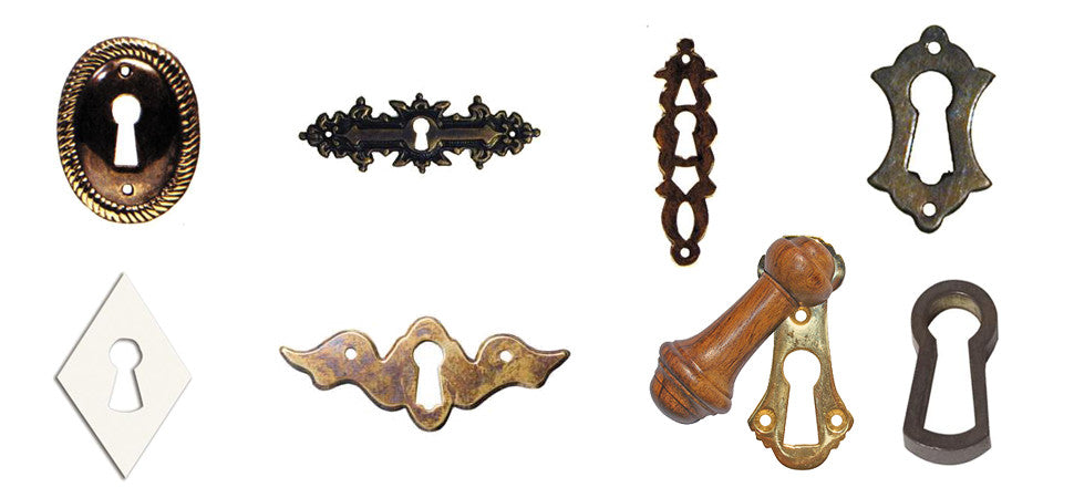 collection of images showing various escutcheons