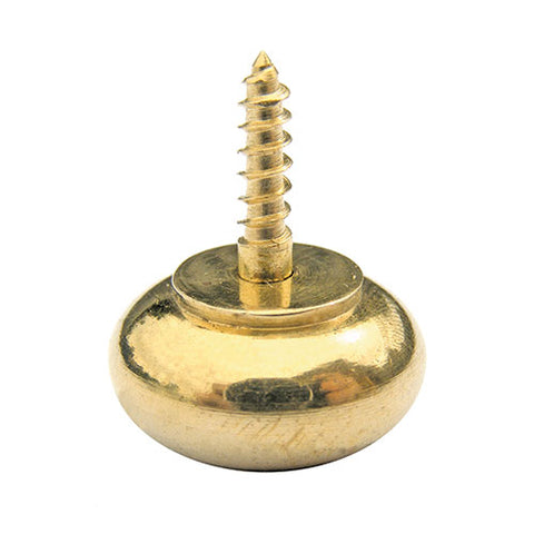 1004 clock or caddy foot in brass - ABC Ironmongery