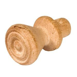 103 wooden knob with turn detail - ABC Ironmongery