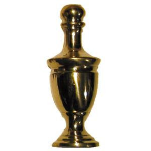 Finial 2½" in polished brass - ABC Ironmongery