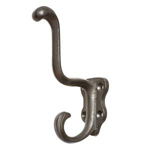 Art Nouveau style hat and coat hook 5¼" in cast iron - ABC Ironmongery