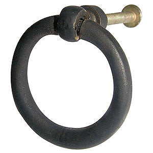 Ring pull, black - ABC Ironmongery