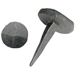 Decorative studs, 25mm long. Forge blackened (pack of 25) - ABC Ironmongery