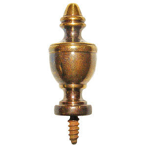 Finial 1⅜" in antique brass - ABC Ironmongery