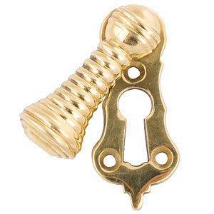 480 Reeded brass covered escutcheon