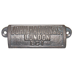 John Haddon cast iron drawer pull