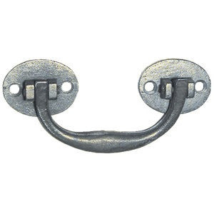 Lifting handle 4½" x 2" in self colour cast iron - ABC Ironmongery