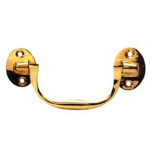 Lifting handle in brass - ABC Ironmongery