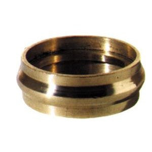 Collar ring in brass to suit screw plate castor - ABC Ironmongery
