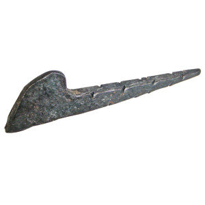 Hand forged knock in keep 2¾" with black waxed finish - ABC Ironmongery