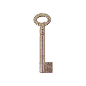 Key blank 50mm in nickel plated steel - ABC Ironmongery