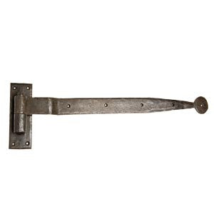 Hand forged pin hinge 530mm with crank - ABC Ironmongery